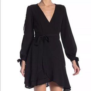 SOLD NWT Allison New York Ruffle Wrap Dress